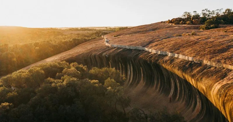 Excursion d'une journée à Wave Rock, York et culture aborigène